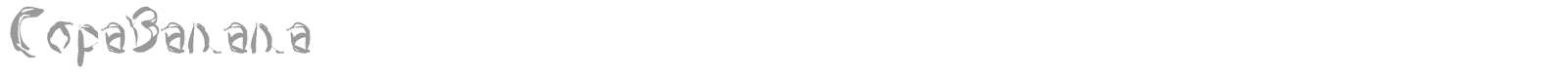 Copa Banana font preview